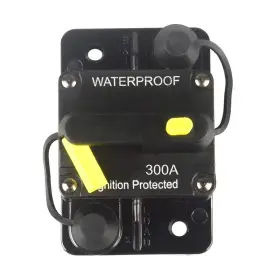 Whc300a Wohhom 300 Amp Circuit Breaker Dc 12v -48v Waterproof 30a-300a Manual Reset Fuse Inv