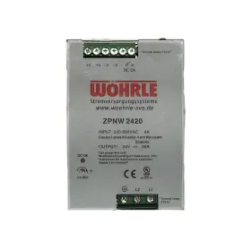 Zpnw-2420 Wohrle Zpnw 2420 Stabilized Power Supply Input 200-500vac Output 24vdc
