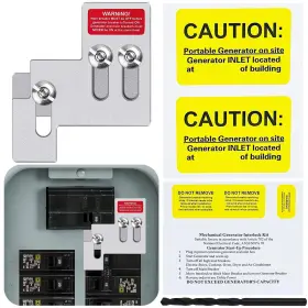 Gk-007 Xmk Generator Interlock Kit For Square D Qo Or Homeline 100 125 Amp Panels 3/