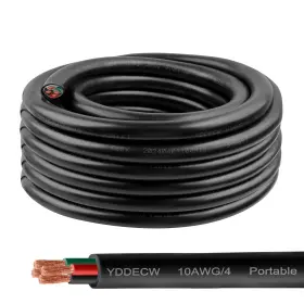 Yddecw 635393651418 25ft 10/4 10 Awg Portable Power Cable 4 Conductor - Soow 600v Gauge Elec Yddecw 635393651418 25ft 10/4 10 Awg Portable Power Cable 4 Conductor - Soow 600v Gauge Elec