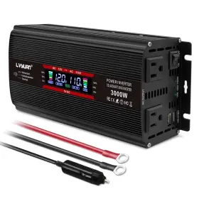 3000w Yinleader 781828399186 Power Inverter 1500w/3000w Peak Dc 12v To 110v Ac Conver... Fast Ship