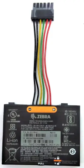 82-161178-01 Zebra Vc70n0 Battery Vehicle Mount Computer 3.7v 1930mah Genuine