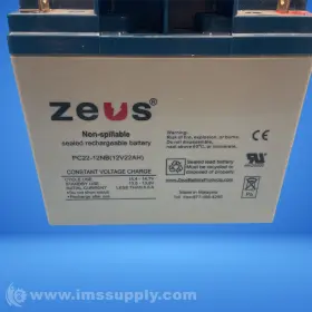 Pc22-12nb Zeus Sealed Lead Acid Battery Fnip