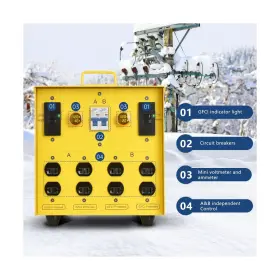 Zm-081 Zuomeng 30-amp Portable Power Center Split 240vac Input Into 2 Separate 120vac Outpu #3