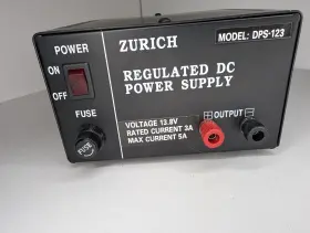 Dps-123 Zurich Regulated Dc Power Supply 13.8v Tested/ Works #2