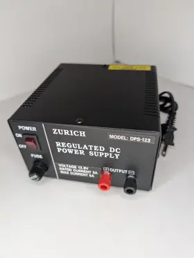 Dps-123 Zurich Regulated Dc Power Supply 13.8v Tested/ Works