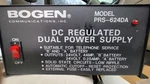 Bogen Communications Model PRS-624DA Dc Regulated Dual Power Supply. Fixed Price $95.00.