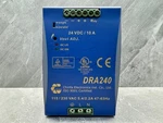 Chinfa Electronics DRA240-24A Din Rail Power Supply 115/230 Vac 5.4/2.2A 47-63HZ. Fixed Price $99.62.