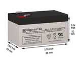 LP12-1.2 Leoch Battery Replacement Sla (12V 1.2AH). Fixed Price $16.79.