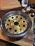 Keystone Solar 10 Chrome And Gold Rims 13 By 5.5. Fixed Price $275.00.