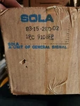Sola 83-15-280-2 Power Supply 120/240VAC 50/60HZ 15VD. Fixed Price $100.00.