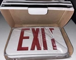 Cooper Lighting All-pro APX7R Thermoplastic Exit Sign/emergency Led Man Cave. Fixed Price $24.99.