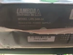 Lambda LRS-54M-24 Power Supply New Wrapping. Fixed Price $300.00.