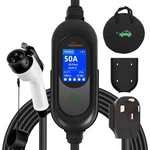 Topautogear Level Charger 50A 240V Portable Evse 45 Miles Per Hour Fast .... Fixed Price $402.66.