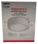 Satco Emergency Battery Backup For Round Flush Mount Fixtures S29656. Fixed Price $39.99.