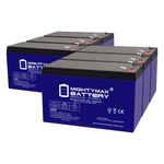 Mighty Max 12V 9AH Gel F2 Battery Compatible With Falcon SG1K-1T 6 Pack. Fixed Price $139.99.