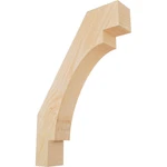 Ekena Millwork BRC04X18X26MRC00RDF 4W 18D 26H Merced Rough Sawn Knee Brace. Fixed Price $150.47.
