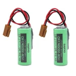 2PCS Plc Battery Sanyo CR17450SE-R(3V) 2500MAH For Fanuc With Plug. Fixed Price $15.99.