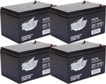 Interstate Batteries 12V 12AH Battery (4-COUNT) (F2 Terminal) Sla Agm Vrla Recha. Fixed Price $279.99.