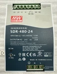Mean Well SDR-480-24 Din-rail Power Supply 24V, 100-240 Vac, 20.0A. Fixed Price $25.00.