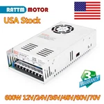 Us 600W 12V 24V 36V 48V 60V 72V Dc Switching Power Supply Psu For Led/cctv/cnc. Fixed Price $26.99.