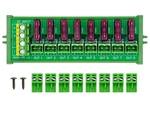 Screw Mount Dc 5-32V 8 Channel Pluggable Top Wiring Terminal Block Power Distrib. Fixed Price $44.82.