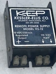 Kessler-ellis Co. Remote Power Supply Model 115-12 Pre-owned. Fixed Price $79.99.