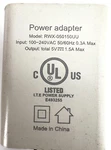 Ite Power Supply E493255 Adapter Model RWX-050150UU 5V Dc 1.5A Tested. Fixed Price $15.00.