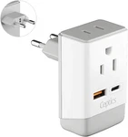Ceptics Us To European, Spain France Germany Turkey Plug Adapter Power. Fixed Price $13.99.