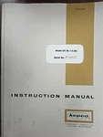 Kepco Model Ck 36-1.5 (m) Design Group Instruction Manual. Fixed Price $20.00.