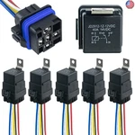 Hosyond 5 Pack 12V 40/30 Amp Waterproof Relay Harness Tinned Copper Wires. Fixed Price $51.25.