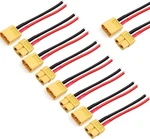 5 Pairs PIGTAIL,XT60 And Female PLUG,XT60 Connector XT60, Yellow. Fixed Price $17.19.