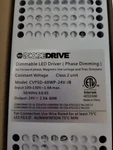 New Diodedrive Dimmable Led Driver (phase Dimming) CVPSD-60WP-24V-JB. Fixed Price $75.00.