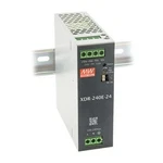 Mean Well XDR-240E-24 Single Output Din Rail Power Supply 24V 10A 240W. Fixed Price $86.03.