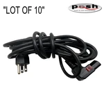 Lot Of 10 12FT Right Angle Power Cord Well Shin WS-002B-7 Ac Cable. Fixed Price $49.99.