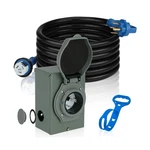 Amp SS2-50P Generator Power Inlet Box With 15FT Cord, Pre-drille.... Fixed Price $118.82.