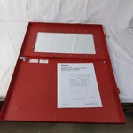 Siemens Pyrotronics Fire Terminal Back Box Panel Red FHD2002-R3. Fixed Price $84.00.