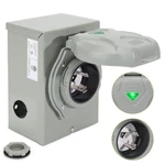 Tiphope Pre-drilled Amp Generator Power Inlet Box,nema L5-30P, Green. Fixed Price $47.22.