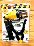 Mighty Mite 35 Watt Halogen Power Light With Over Hang Hook & Clamps. Fixed Price $10.99.