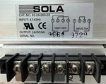Sola 83-24-260-03 Linear Power Supply 832426003 120VAC 24VDC Out. Fixed Price $81.00.
