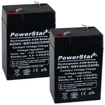 2 Pack: Powerstar Replacement For Emerson 1860004 6V 5AH Ups Battery. Fixed Price $34.88.