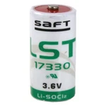 Saft LST17330 - 2/3 Aa Size 3.6 Volt Lithium Battery Cell. Fixed Price $12.09.