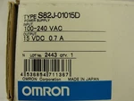 New Omron Power Supply, S82J-01015D, 100-240 Input, 15VDC Output, .7AMPS. Fixed Price $39.99.
