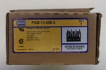 Ilsco P/N:PDB-11-350-3 Power Distribution Block 310A Pole 600V 2 Conductors. Fixed Price $165.00.