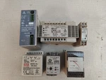 Lot Of 5 Power Supply Units + Current Monitor Omron Mitsubishi Cabur Mean Well. Fixed Price $55.00.