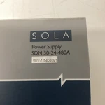 Sola Sdn 30-24-480A Power Supply S-986. Fixed Price $200.00.