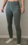 Universal Thread Women's High Rise Skinny Jean - Univeral Size 4 Green. Fixed Price $15.10.