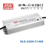 Mean Well HLG-320H-C1400A Power Supply 320.6W 1400MA Adjustable. Fixed Price $103.92.