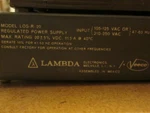 Lambda Regulated Power Supply MODEL:LOS-R-20 INPUT:105-125 Vac Or 210-2150. Fixed Price $150.00.