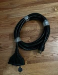Yung Li Heavy Duty 4-OUTLET Extension Cord 600V Black United States Plug E241374. Fixed Price $35.50.